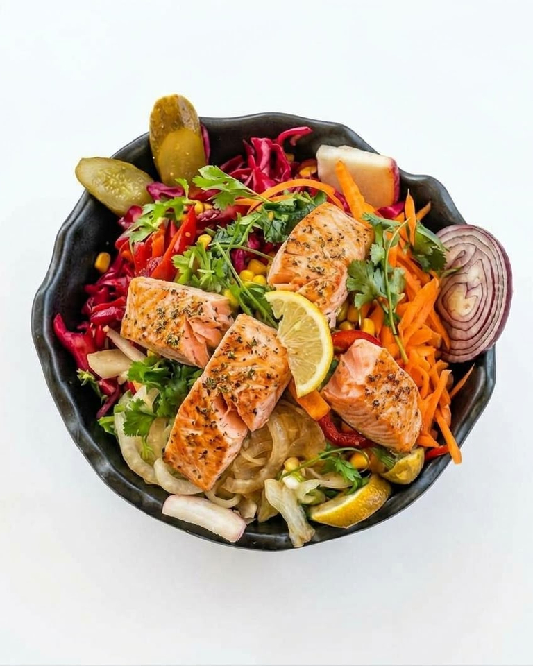 Somon Balıklı Salata